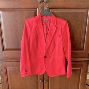 Bright coral summer blazer